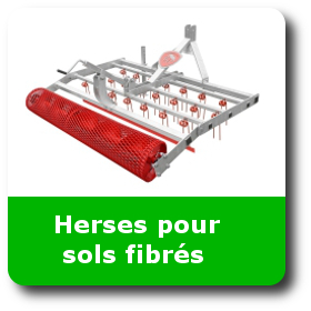 herse de carriere pour sols fibres